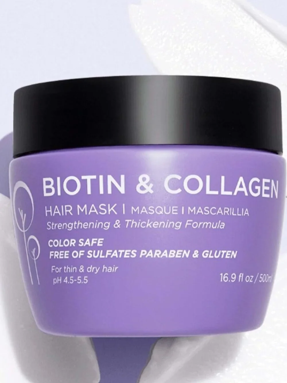 Luseta Biotin & Collagen Hair Mask 3.38 oz Travel Size Factory Sealed NEW